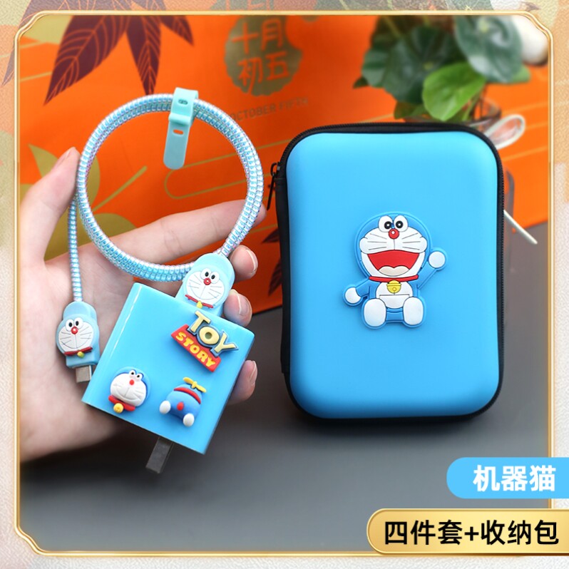 适用100w头壳华为Nova13 12 Ultra Pro充电器保护套数据线缠绕绳