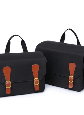 富士微单包索尼斜挎相机包佳能单反相机包尼康复古单肩包男女便携