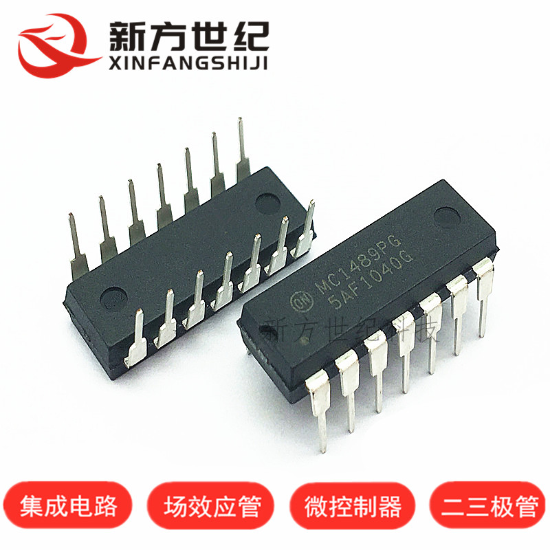 MC1489PG DIP14封装 驱动器/接收器/收发器 集成电路 进口原装ON.