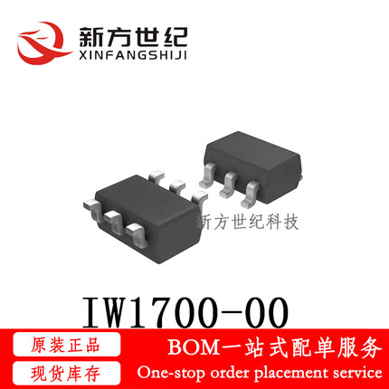全新原装 IW1700-00 丝印1QB* SOT23-6 转换器开关 LED驱动芯片IC