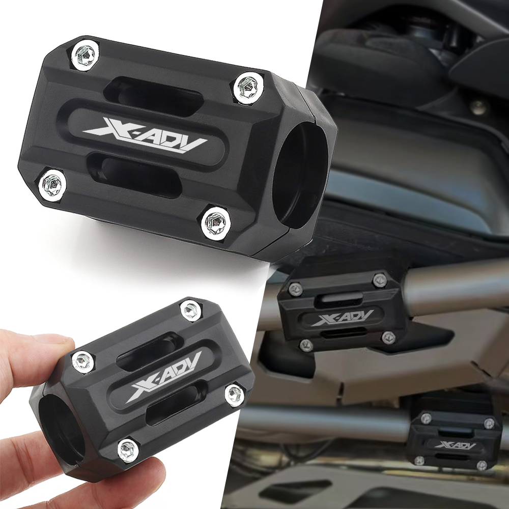 适用本田XAVD/Adv350/150N摩托车x500改装保险杠防撞块护杠防摔球