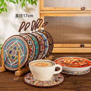 大号隔热垫餐垫锅垫杯碗垫子感菜盘砂锅防烫餐桌垫家用耐高温