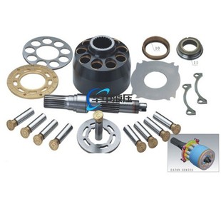 伊顿液压泵维修7621缸体柱塞配油盘回程盘传动轴止推板球铰配件