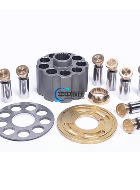 帝人制机配件GM18缸体柱塞配油盘回程盘止推板球铰摇摆传动轴维修