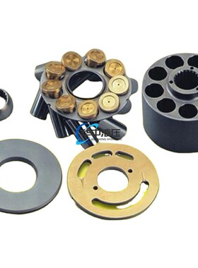 川崎液压泵维修MX750缸体柱塞配油盘球铰止推板传动轴压板配件