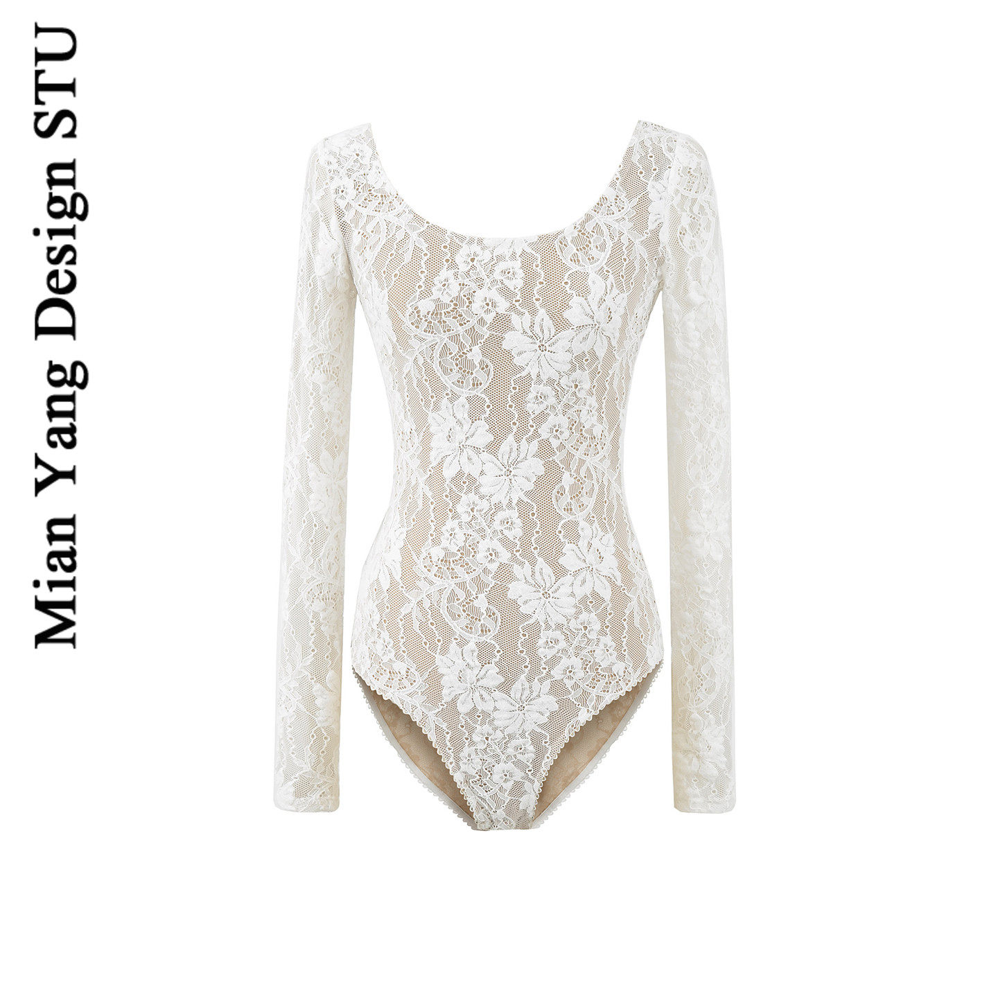 棉洋修身显瘦蕾丝内搭T恤女纯欲复古u领长袖性感甜辣打底衫连体衣,女装/女士精品,连体衣/裤,淘宝优惠券,粉丝福利购,淘宝优惠卷