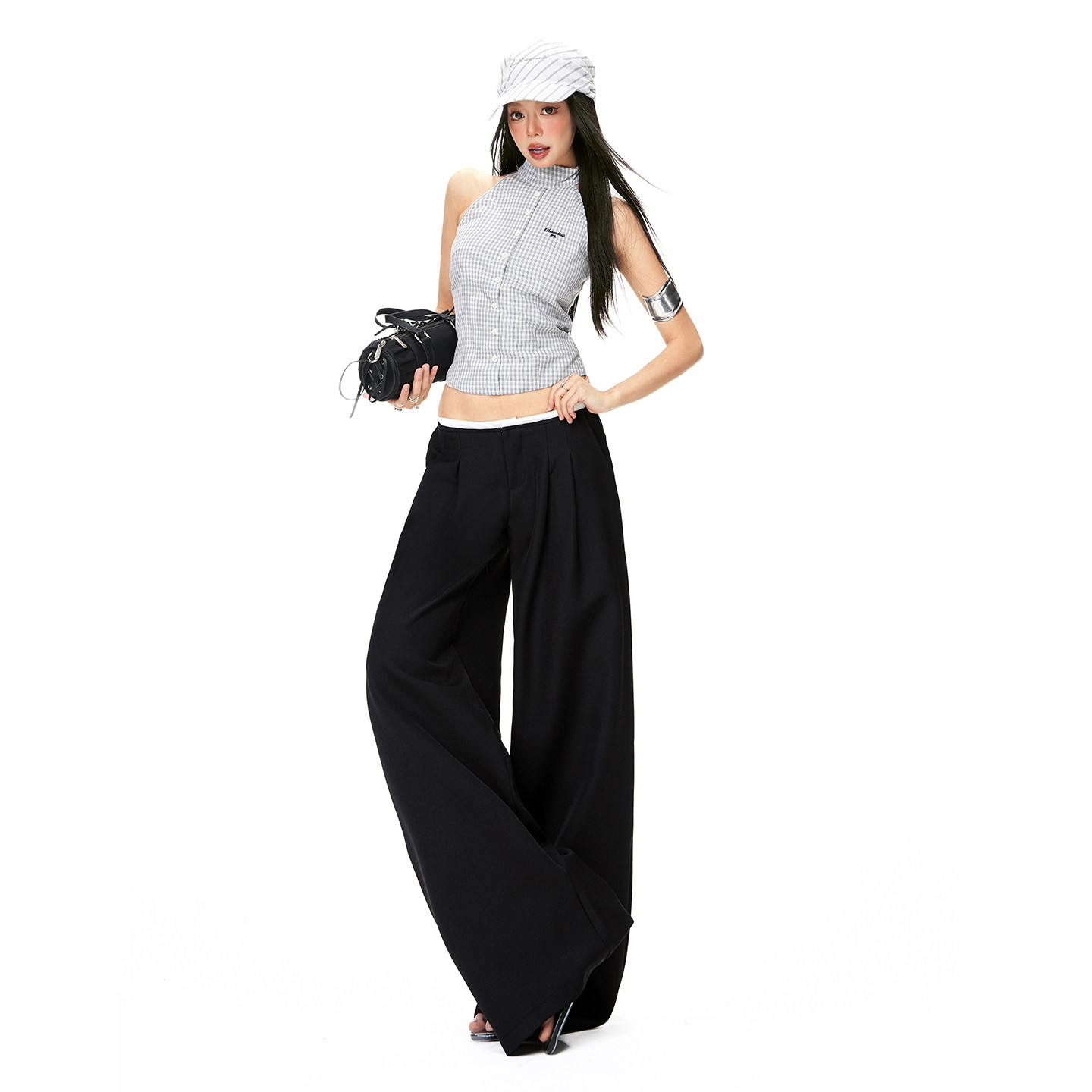 2026春季新款设计感休闲阔腿宽松显瘦百搭西装裤,女装/女士精品,休闲裤,淘宝优惠券,粉丝福利购,淘宝优惠卷