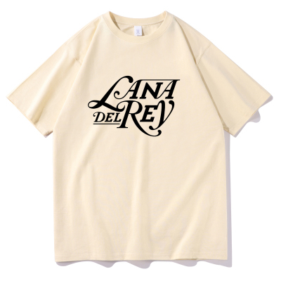 重磅纯棉打雷姐Lanadelrey拉娜德雷拉拉打雷短袖T恤宽松美式复古