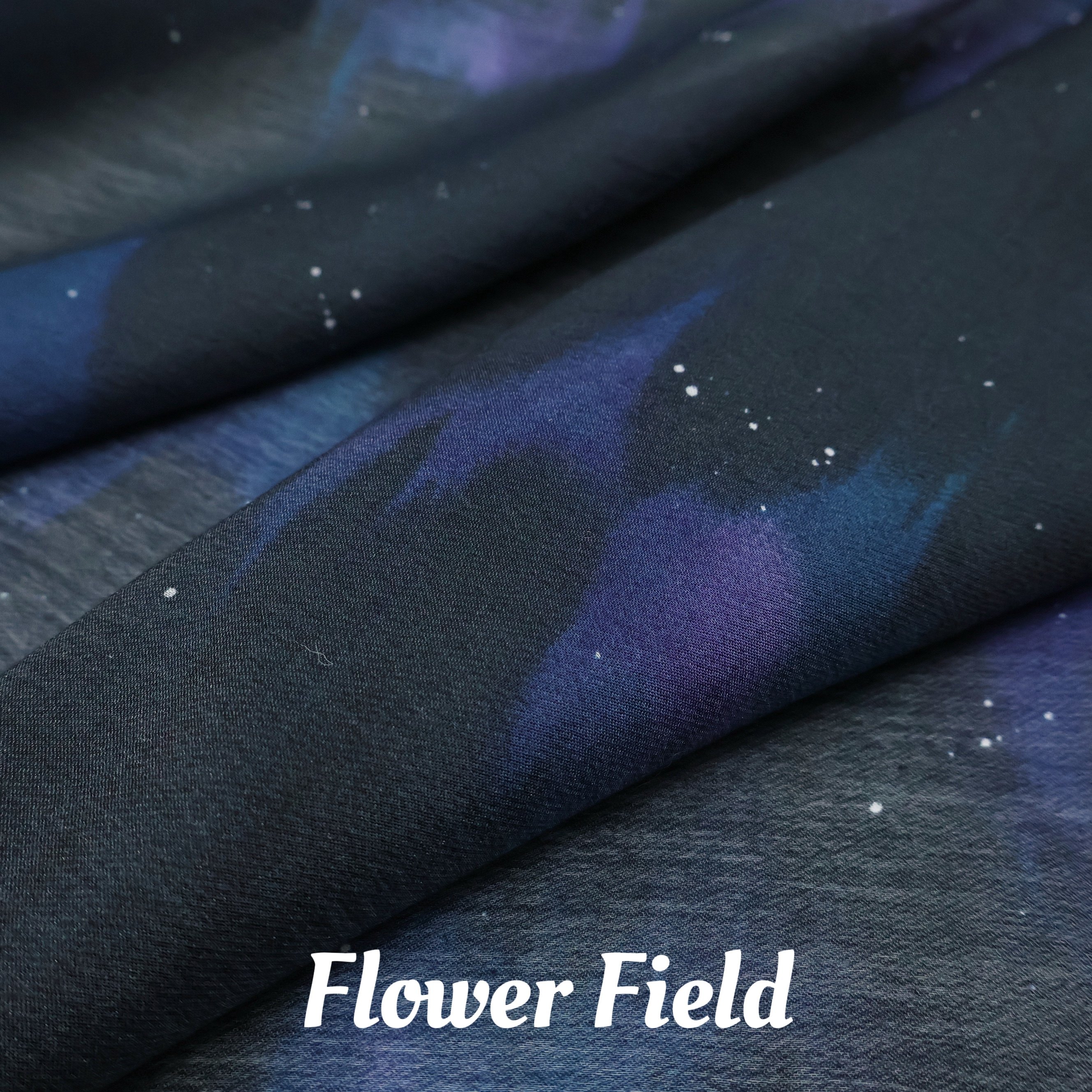 亲肤微透 暗夜蓝色抽象银河系印花天丝麻亚麻面料汉服连衣裙布料,居家布艺,海绵垫/布料/面料/手工diy,淘宝优惠券,粉丝福利购,淘宝优惠卷