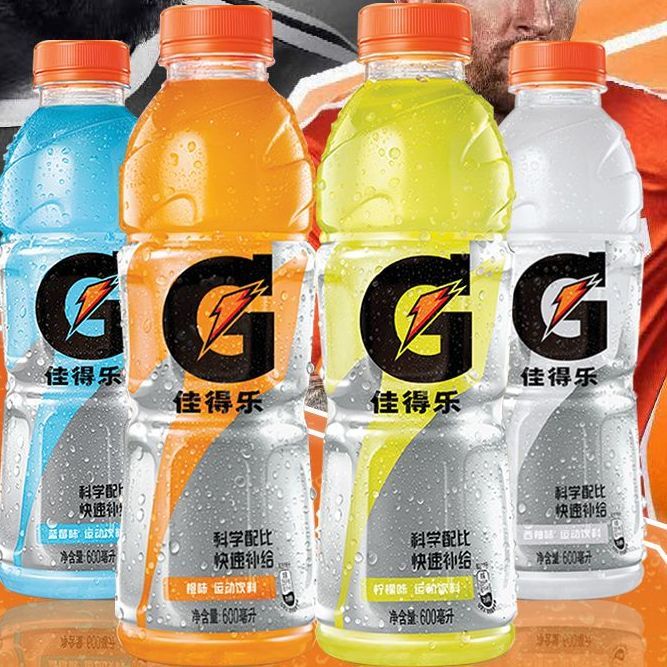 百事可乐佳得乐运动型电解质饮料
