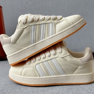 2025秋新款 ins超火百搭运动休闲板鞋 奶油情侣面包鞋 港风小众男鞋