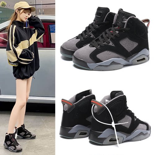 跃莱克AJ6女复古厚底板鞋