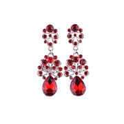 Good girl beauty bridal earrings wedding dress accessories dress red white toast clothing accessories ear clip