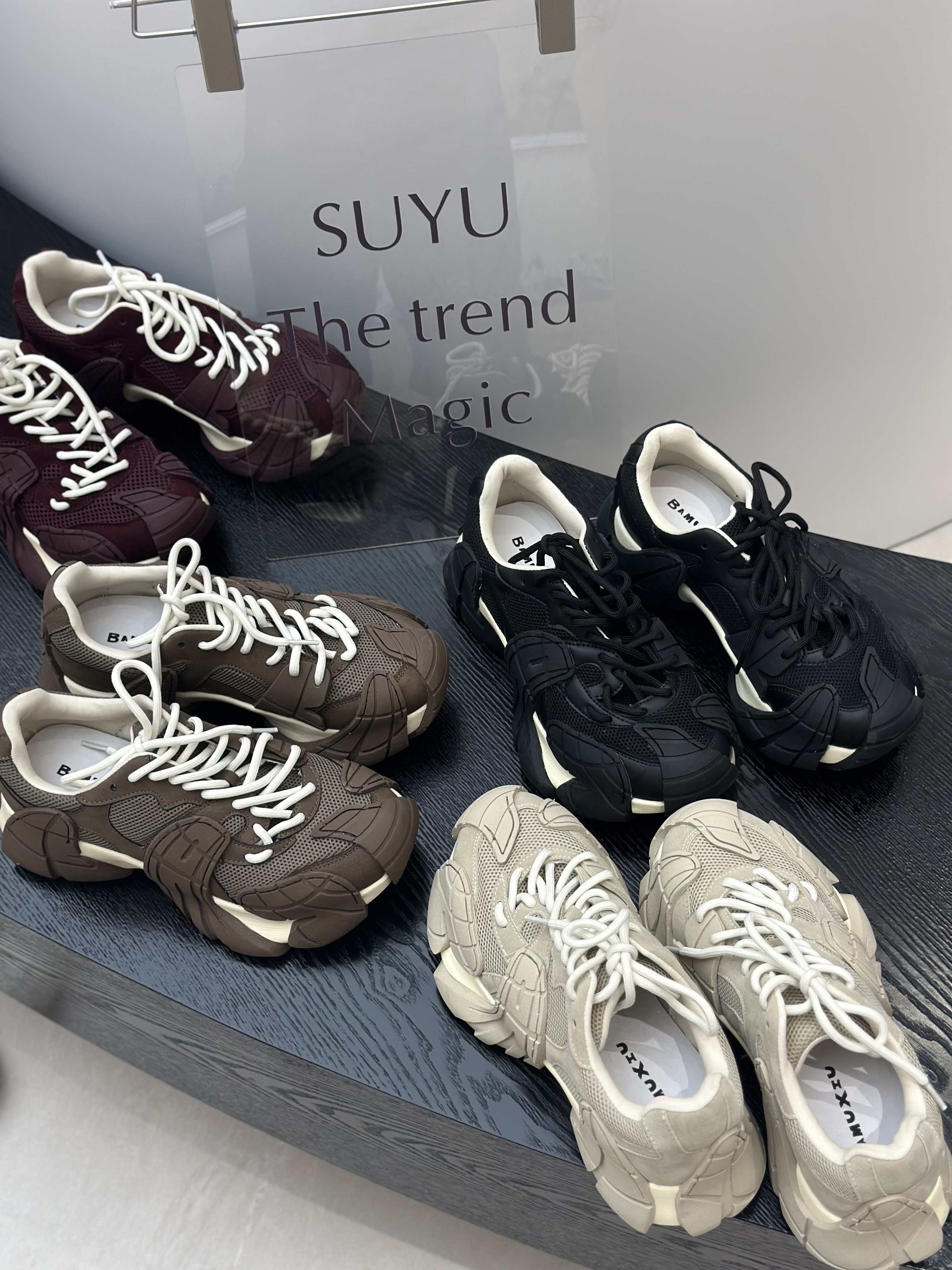 苏与2025秋季新款时尚八爪鱼老爹鞋休闲厚底增高女鞋运动个性潮鞋