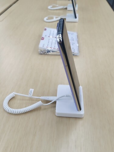 华为3.6手机防盗器mate60苹果平板荣耀充电展示双机位报警器支座