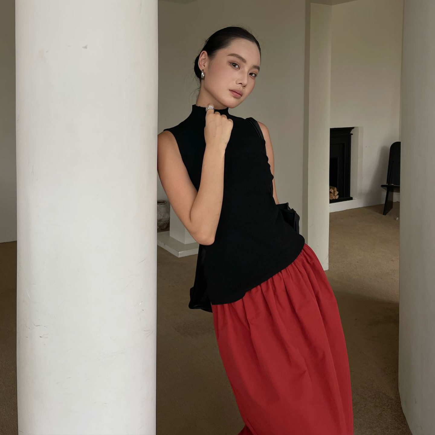 PURITYYH极简小众休闲羊毛针织衫百搭背心女气质时尚外穿内搭上衣