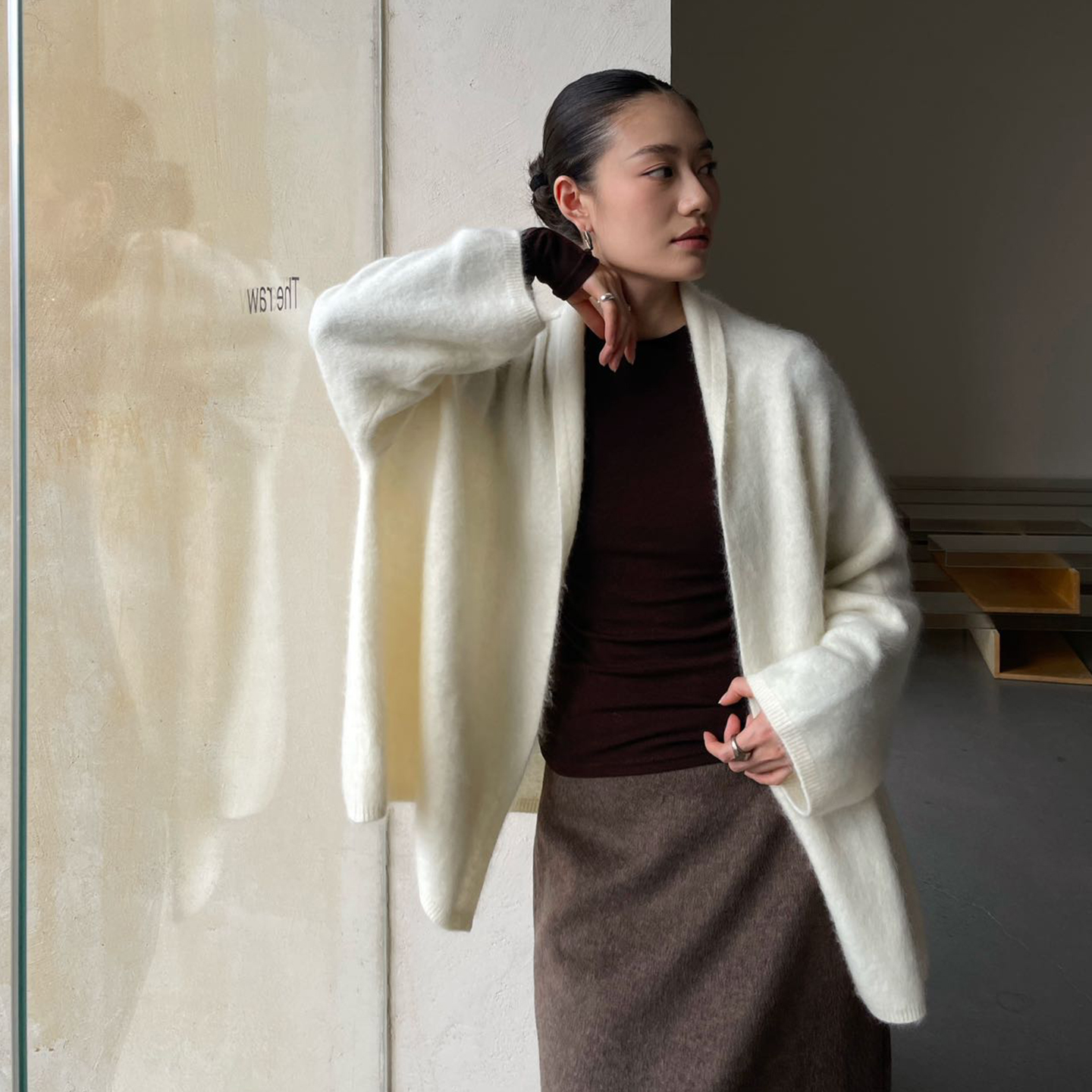 PURITY YH韩系轻柔时尚触感至柔上衣百搭羊毛衫休闲针织开衫外套