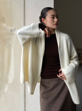 PURITY YH韩系轻柔时尚触感至柔上衣百搭羊毛衫休闲针织开衫外套