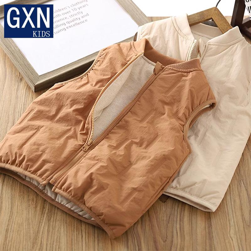 男童马甲秋冬款洋气加厚保暖背心