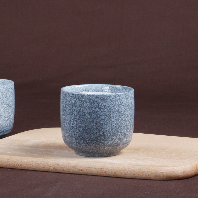 日式雪花釉杯子陶瓷马克杯咖啡杯直式水杯小直杯直桶杯和风餐具