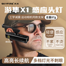 天火头灯2025强光超亮充电头戴式 照明夜钓鱼专用户外登山小手电筒