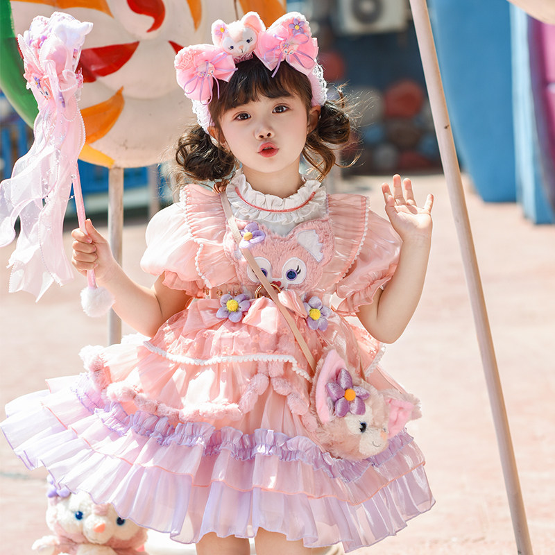 夏季新款女童玲娜贝儿生日裙子