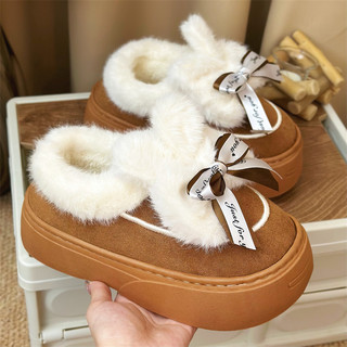 棉拖鞋女款冬季2023新款可爱室内家居家用毛毛绒保暖包跟棉鞋女士