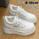 网面夏2025小个子10cm厚底耐磨内增高板鞋 松糕8 超轻百搭防滑薄款