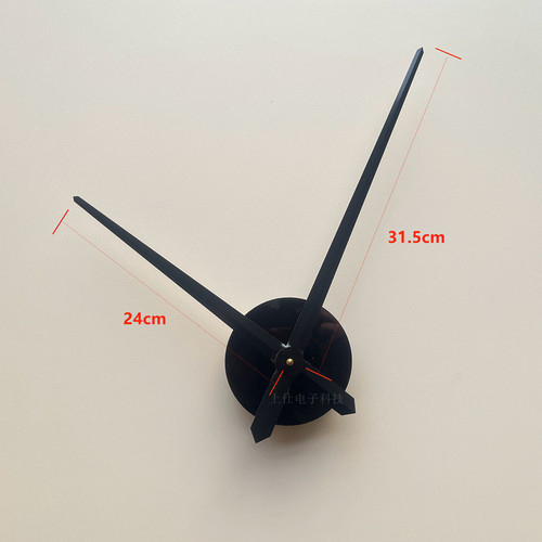 特大号亚克力3D长指针机芯挂钟