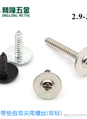 PWA2.9/3*6/8/10/12/14/16/18/20/25一体垫大头自攻螺钉带介螺丝