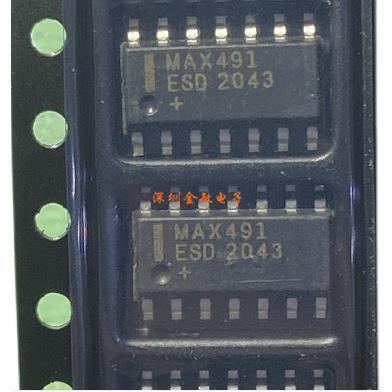 MAX491ESD 贴片SOP14 MAX491 RS接口芯片 美信进口原装现货