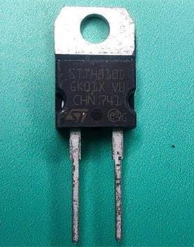 进口超快恢复二极管STTH810D 8A 1000V TO-220整流管 全新现货