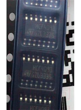 原装 HCF4093M013TR SOP14 四输入2 NAND施密特触发器 HCF4093 ST