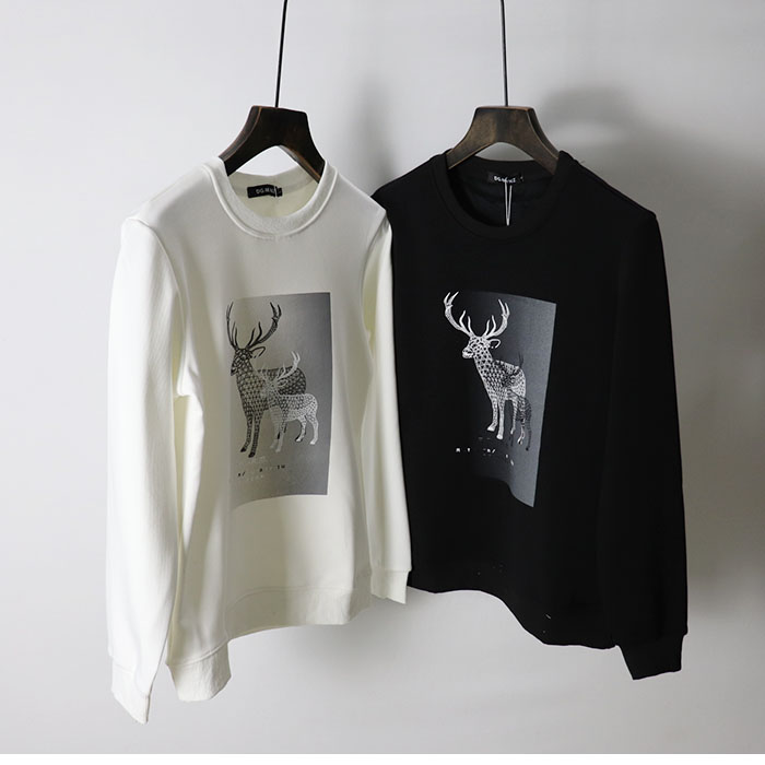 韩版修身青春印花卫衣秋冬新品