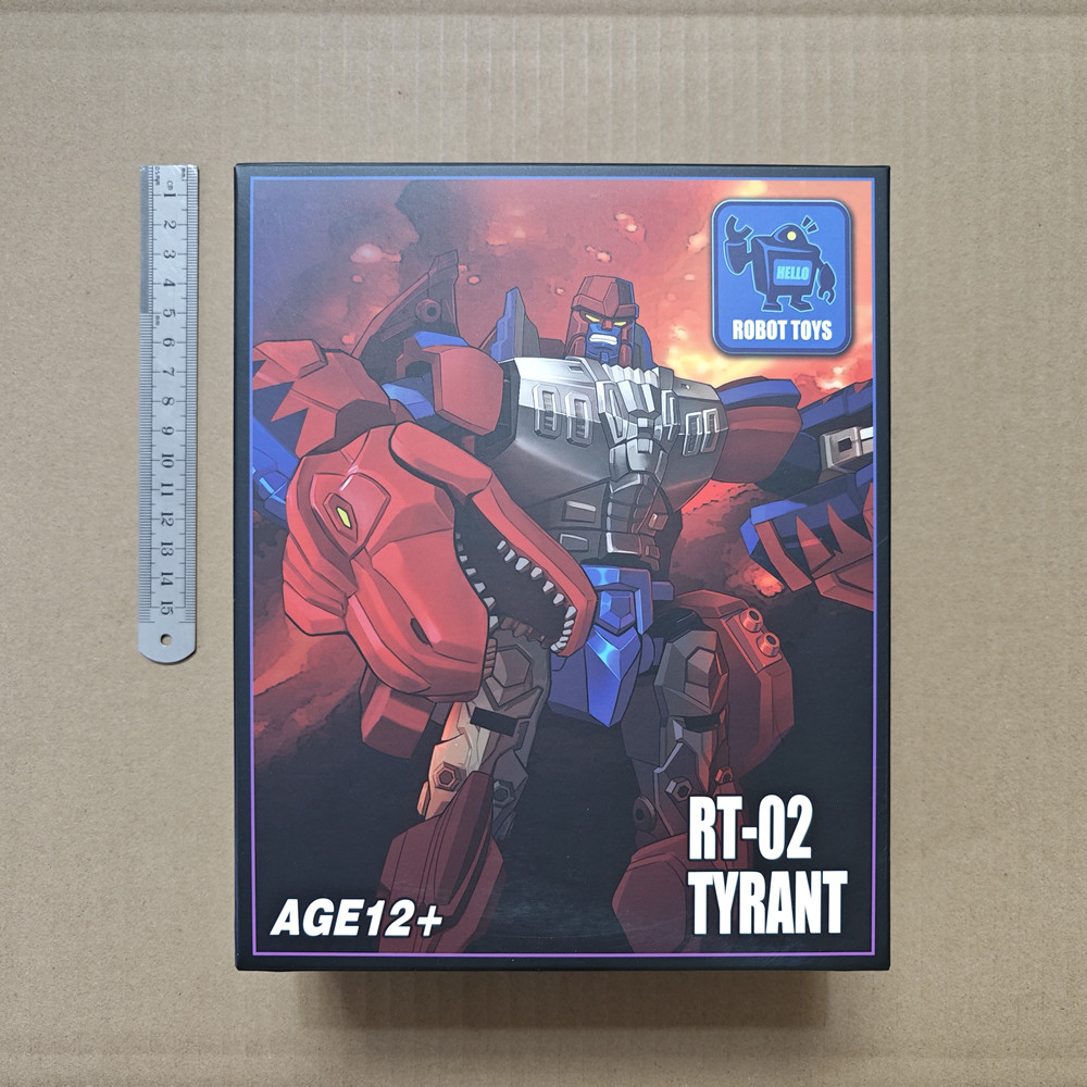 RT02R红色霸王龙小比例变形玩具