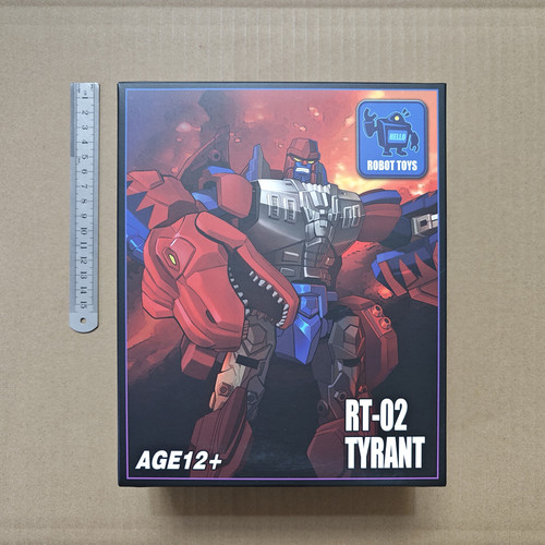 RT02R红色霸王龙小比例变形玩具