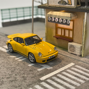 AR似真1:64 保时捷911改装车2020 RUF Rodeo概念车合金汽车模型
