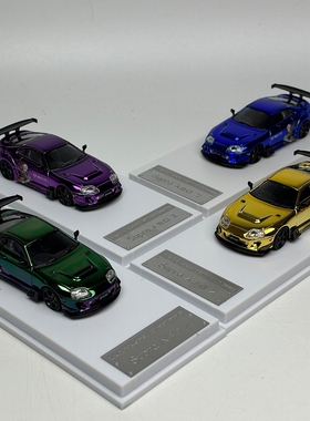 LMLF 1:64 丰田速霸Supra A80 Z 宽体改装电镀色仿真合金汽车模型