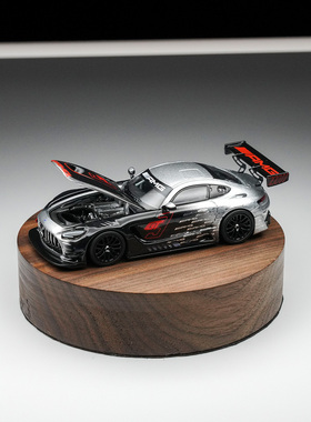现货 Kiloworks 1:64 奔驰 AMG GT3 EVO 合金汽车模型 收藏