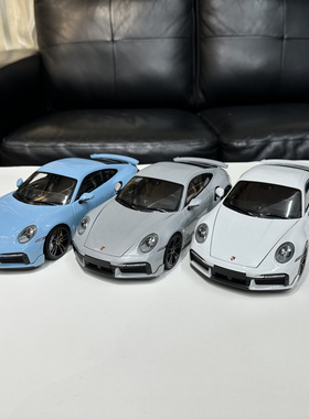 迷你切 1:18 保时捷911 992 turbo S minichamps 合金汽车模型