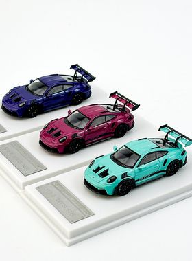 LMLF 1:64  保时捷Porsche 911 992 GT3 RS合金汽车模型摆件