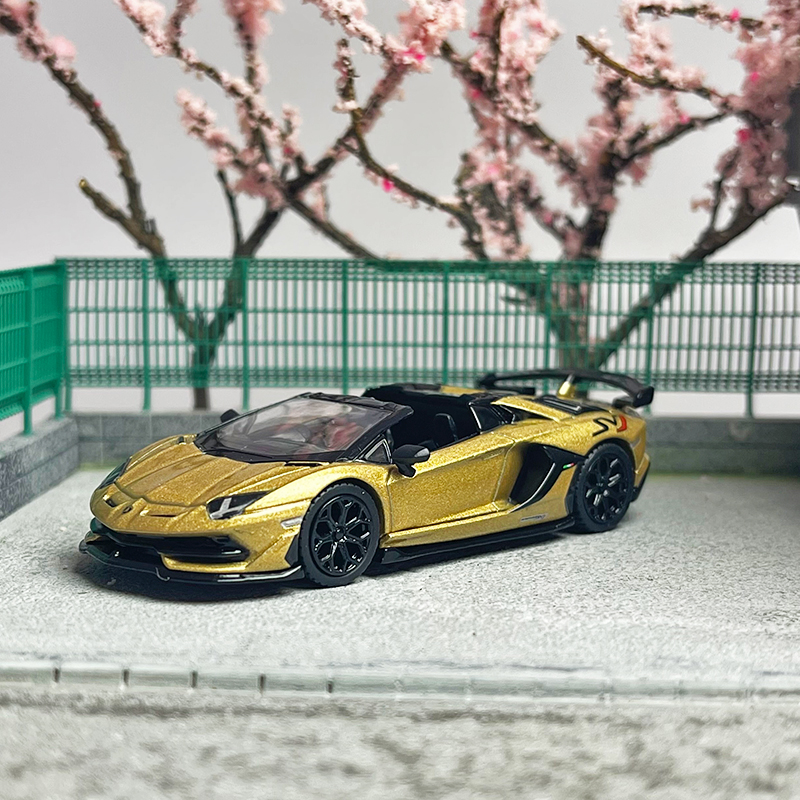 TSMMINI GT 1:64 兰博基尼SVJ aventador 敞篷大牛合金车模收藏件
