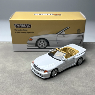 Tarmac Works TW 1:64 奔驰SL500 Koenig 白色敞篷 合金汽车模型