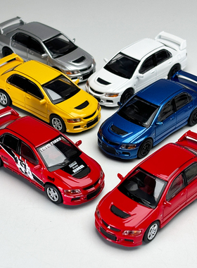 LMLF1:64三菱EV09lancer evolution Ⅸ 经典拉力合金限量汽车模型