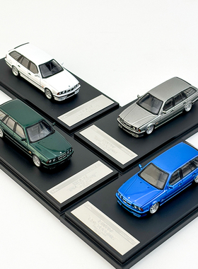 Mortal 1:64 宝马 5系 E34 TOURING 瓦罐 合金汽车模型 收藏模型