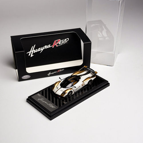 现货 LCD 1:64帕加花雅R EVO Huayra R EVO白金配色合金汽车模型