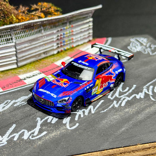 RM犀牛 1:64 奔驰AMG GTS 红牛涂装 合金汽车模型