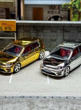 现货 Zoom 1:64 大众Golf高尔夫 小钢炮7R 仿真合金汽车模型摆件