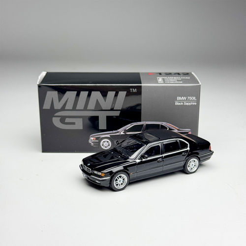 MINIGT 1:64 #1242 宝马 BMW 750IL 黑色 合金汽车模型
