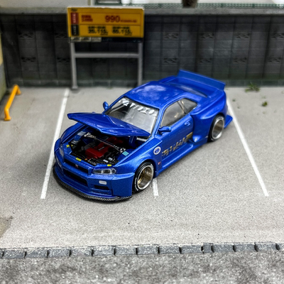 MINIGT164尼桑合金车模